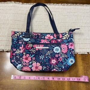 Lily Bloom Bag Gleeful Garden Navy Kelsey Tote